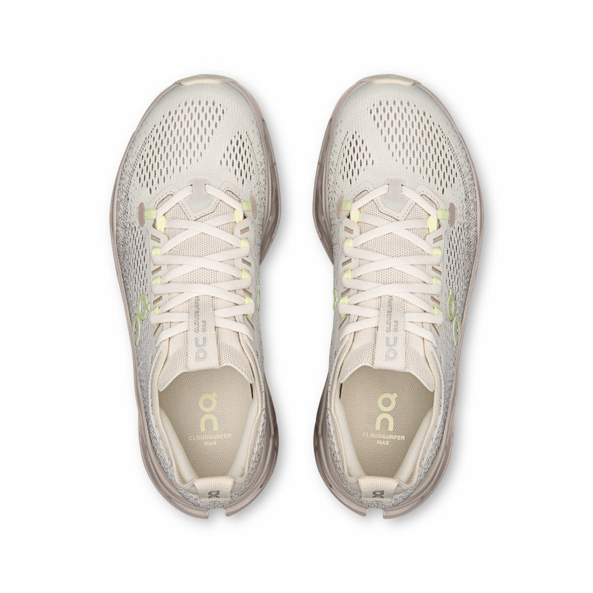 Women's Cloudsurfer Max - Pelican/Limelight | On United States