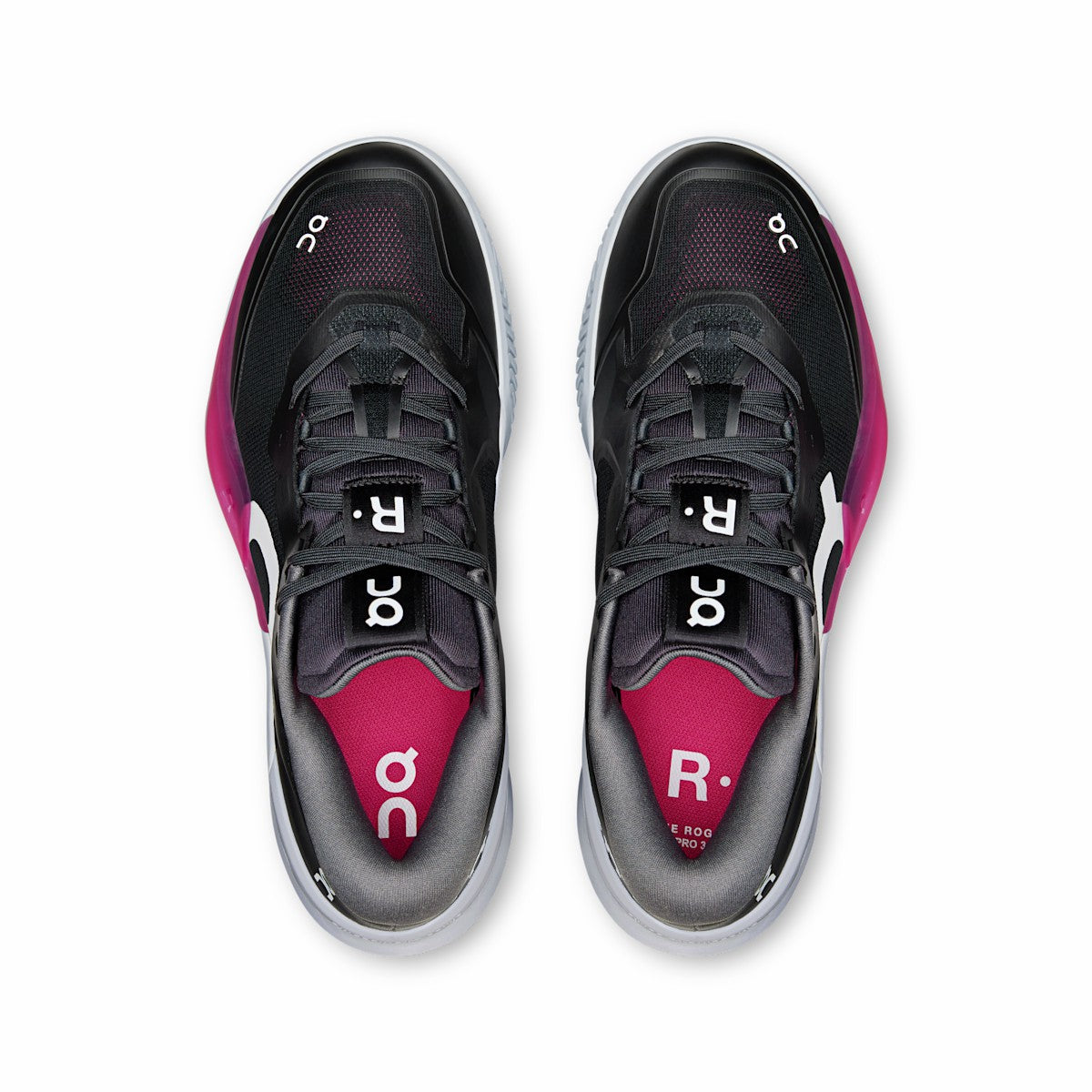 Women's THE ROGER Pro 3 Clay - Black/Pink | On United States