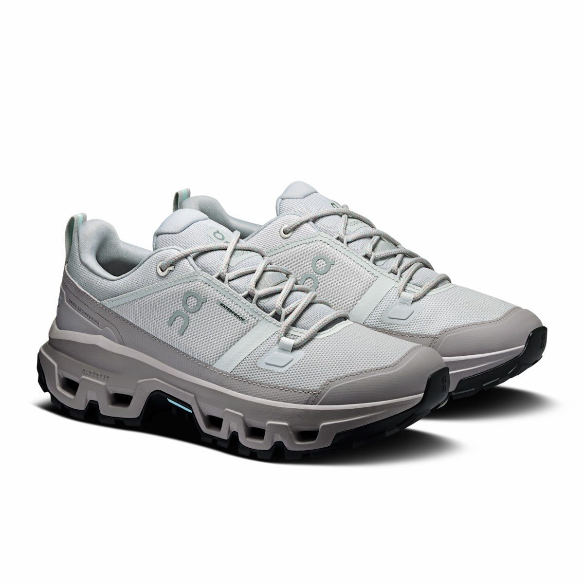 Women's Cloudrock Low Waterproof - Glacier/Ore | On United States
