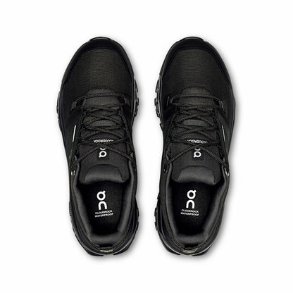Women's Cloudrock Low Waterproof - Black/Black | On United States