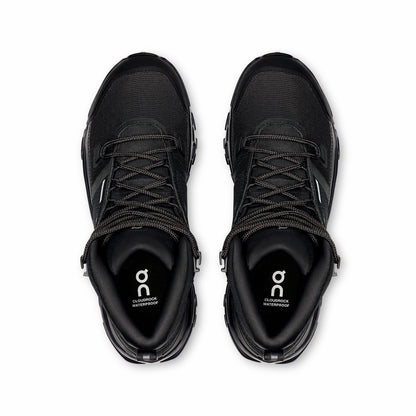 Women's Cloudrock Mid Waterproof - Black/Black | On United States