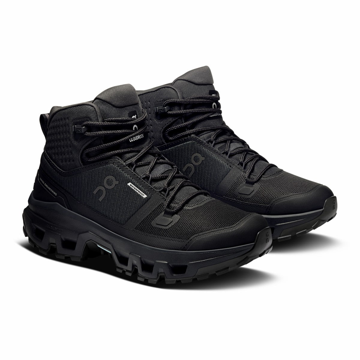 Women's Cloudrock Mid Waterproof - Black/Black | On United States