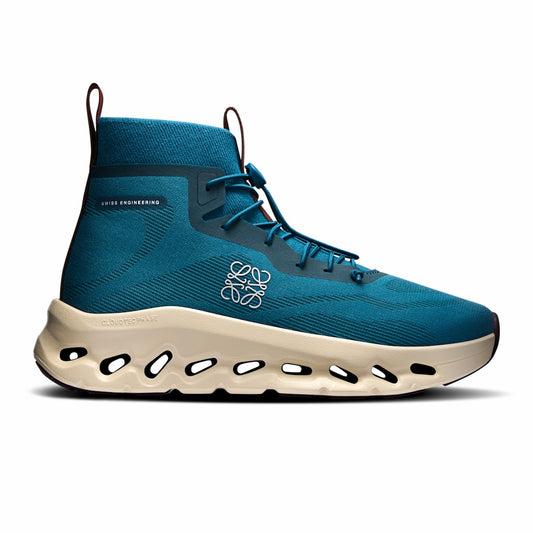 Women's Cloudtilt Hi LOEWE - Teal/Oatmeal/Burgundy | On United States