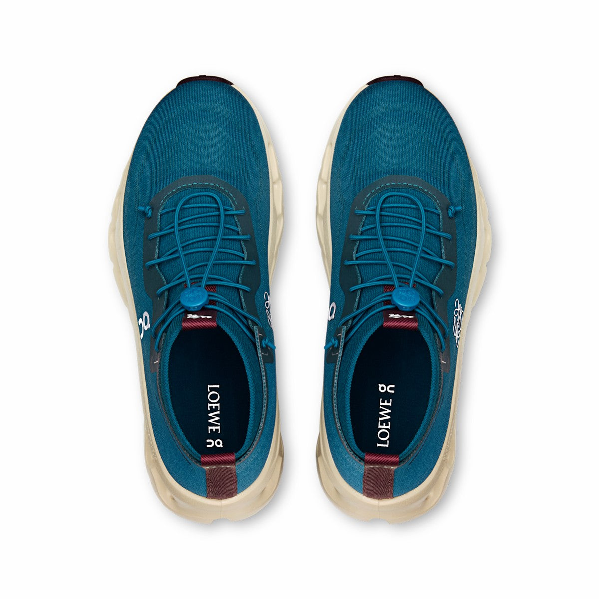 Women's Cloudtilt Hi LOEWE - Teal/Oatmeal/Burgundy | On United States