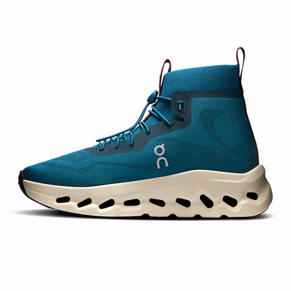 Women's Cloudtilt Hi LOEWE - Teal/Oatmeal/Burgundy | On United States