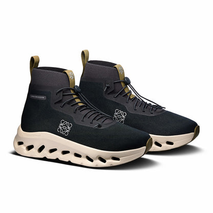 Women's Cloudtilt Hi LOEWE - Black/Oatmeal/Olive | On United States