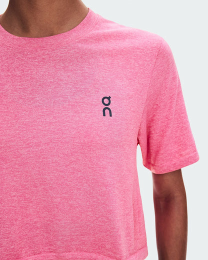 Women's Train Flex-T Crop - Bubblegum Heather | On United States