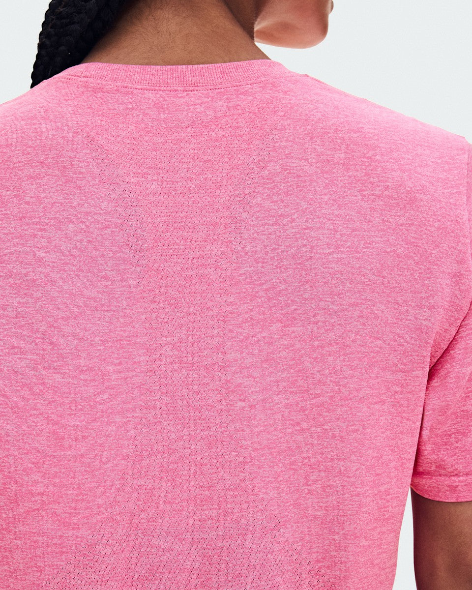 Women's Train Flex-T Crop - Bubblegum Heather | On United States