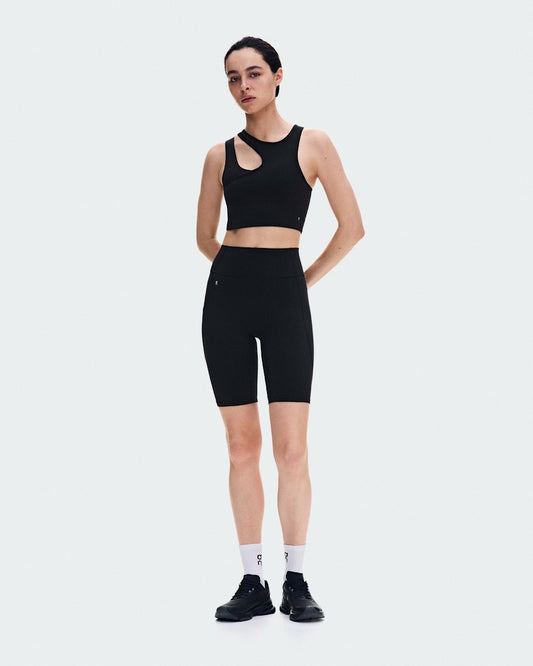 Women's Studio Asymmetric Crop - Black | On United States