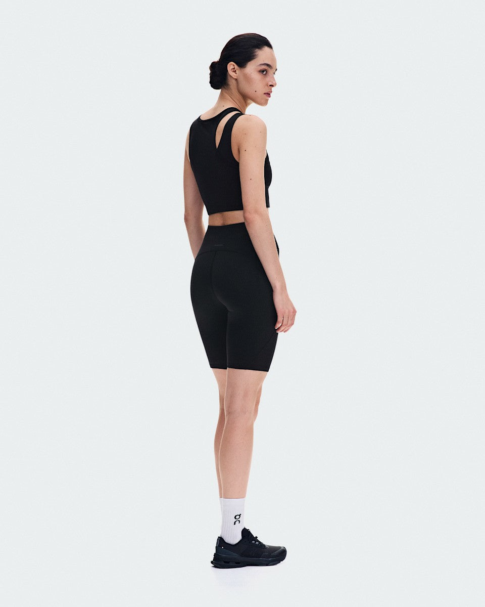 Women's Studio Asymmetric Crop - Black | On United States