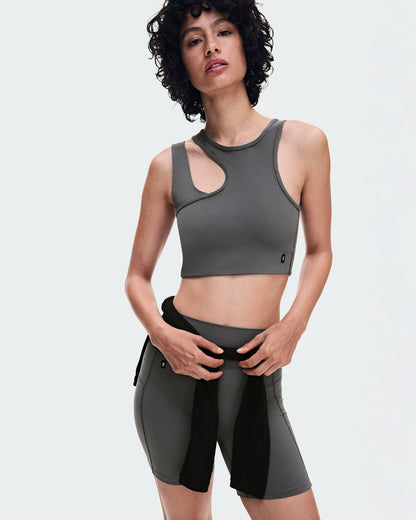 Women's Studio Asymmetric Crop - Ember | On United States