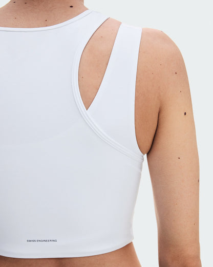 Women's Studio Asymmetric Crop - White | On United States
