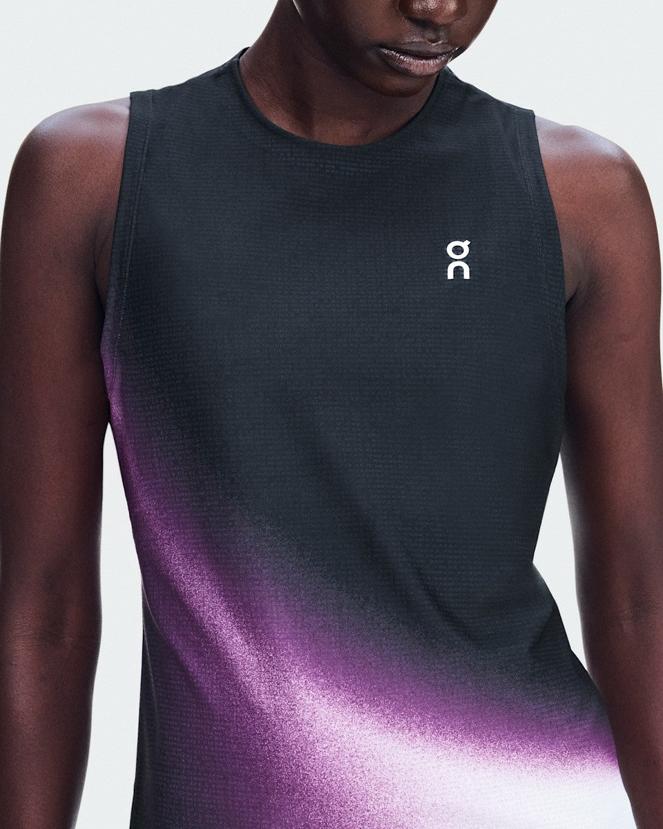 Women's Court Tank Swing - Black/Cassis | On United States