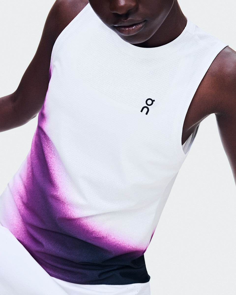Women's Court Tank Swing - White/Cassis | On United States