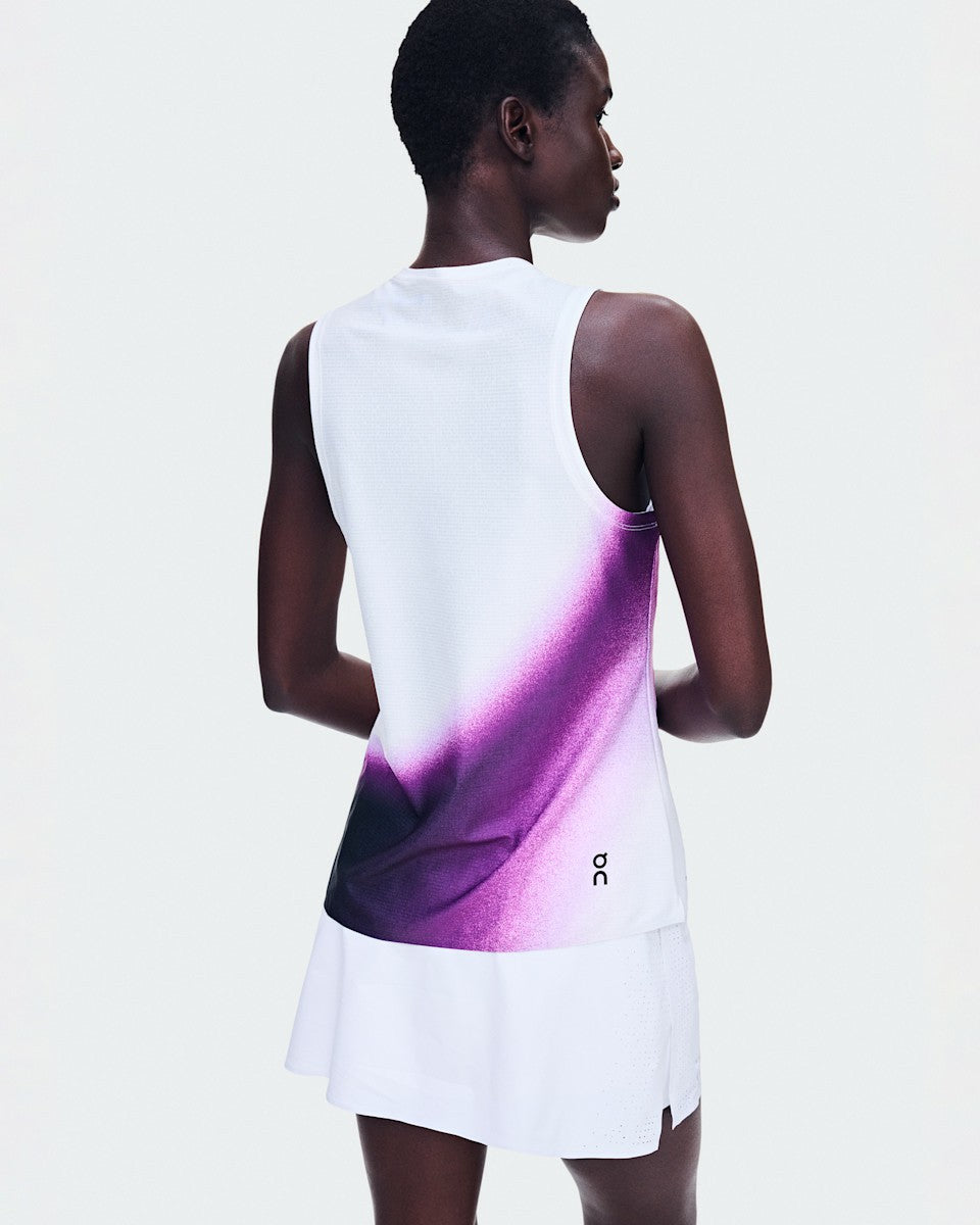 Women's Court Tank Swing - White/Cassis | On United States