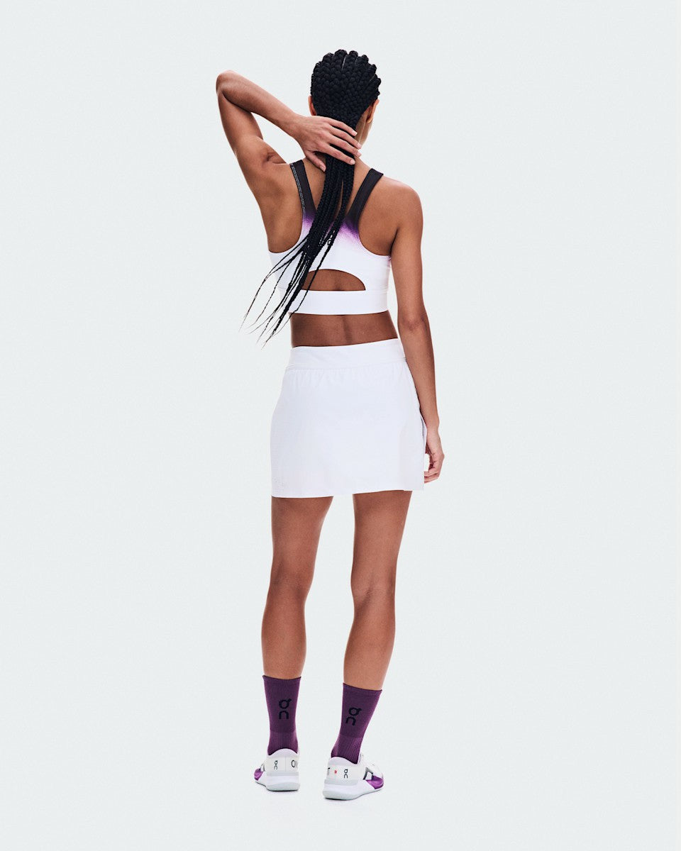Women's Court Crop Top Swing - White/Cassis | On United States