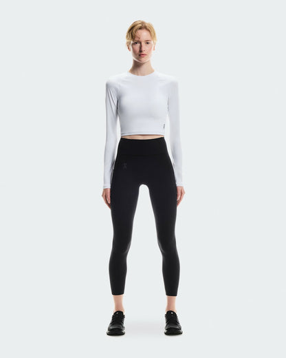 Women's Studio Long-T Crop - White | On United States