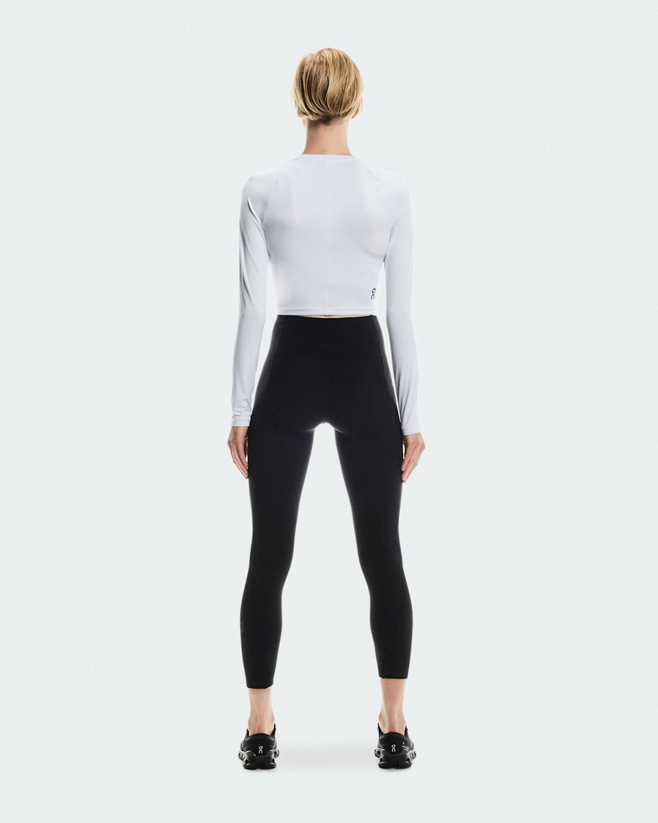 Women's Studio Long-T Crop - White | On United States