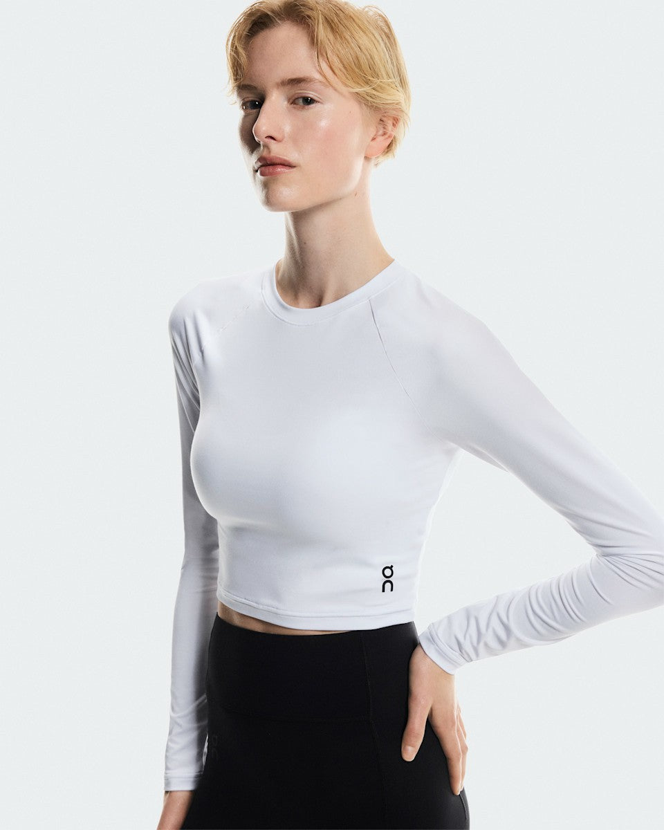 Women's Studio Long-T Crop - White | On United States
