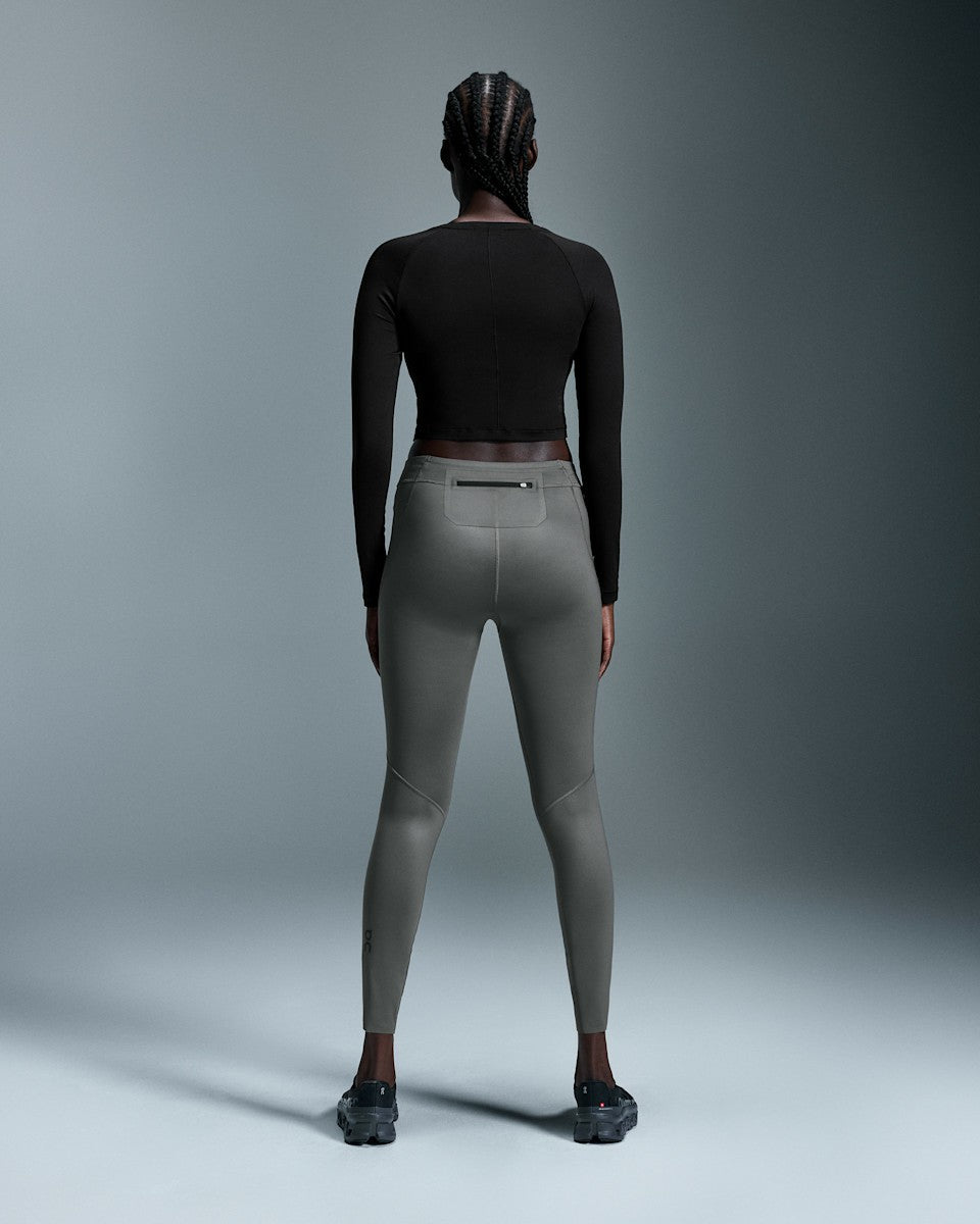 Women's Studio Long-T Crop - Black | On United States
