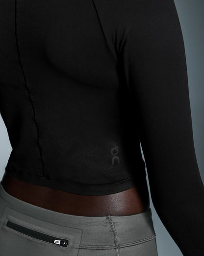 Women's Studio Long-T Crop - Black | On United States
