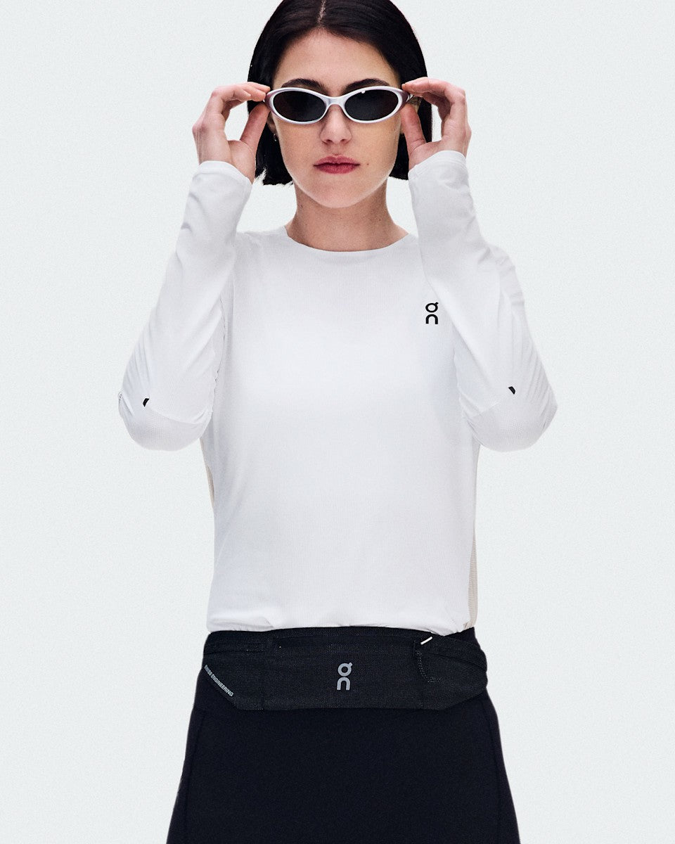 Women's Performance Long-T - White/Silver | On United States