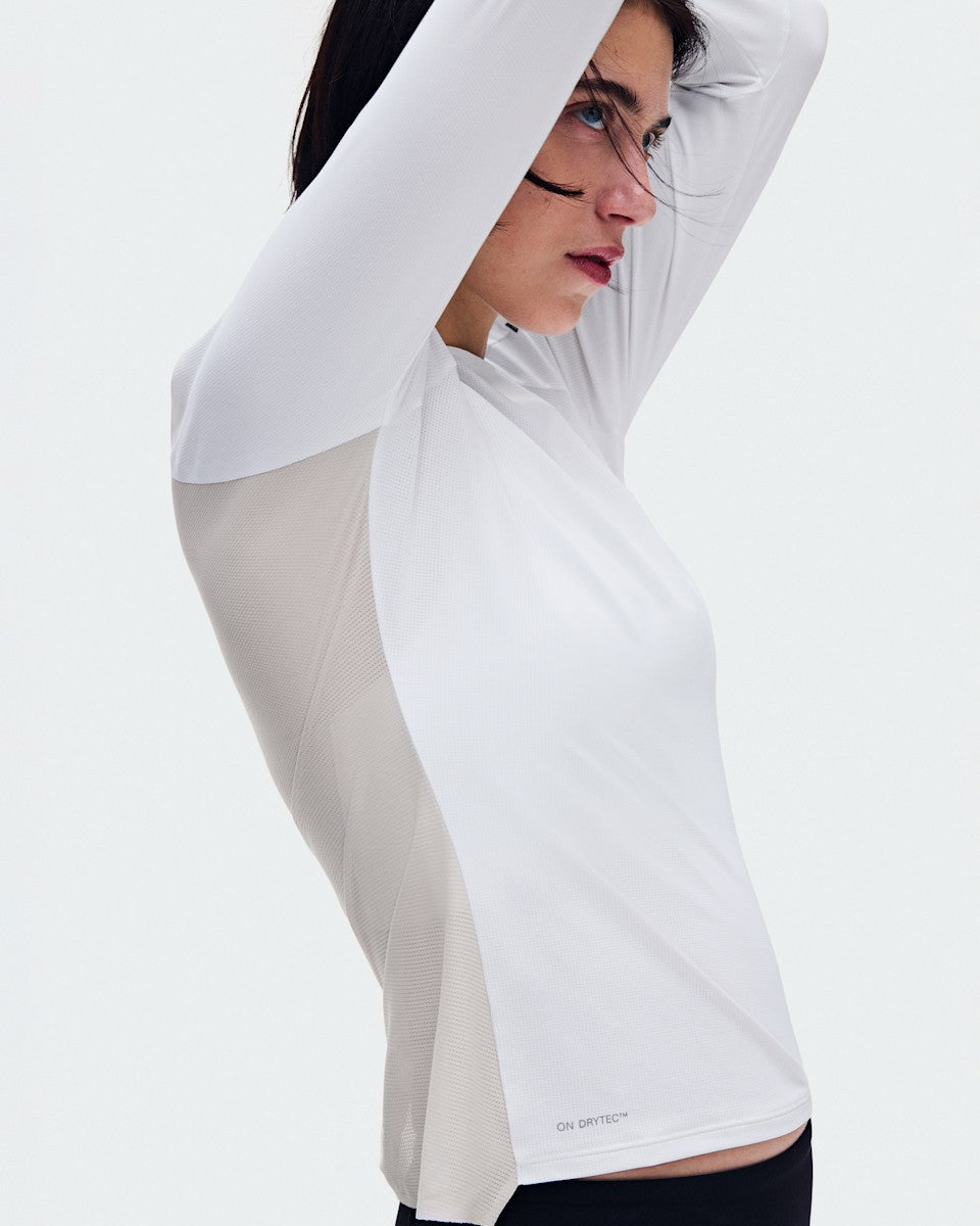 Women's Performance Long-T - White/Silver | On United States