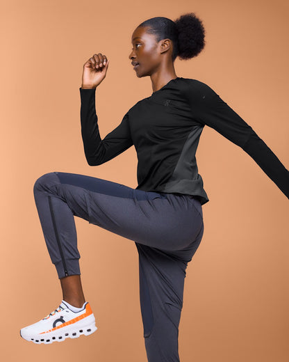 Women's Performance Long-T - Black/Eclipse | On United States