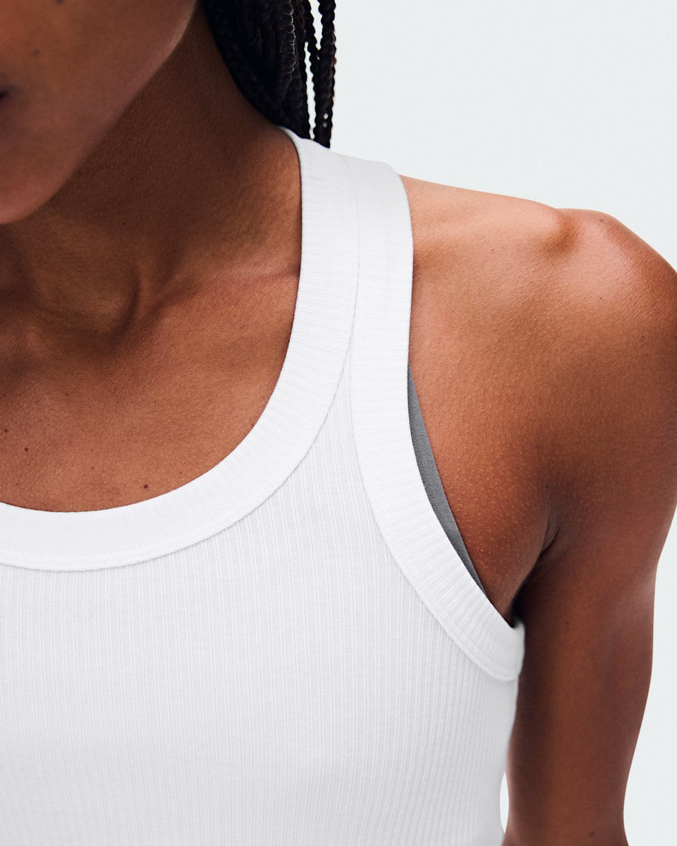 Women's All-Day Ribbed Tank - White | On United States