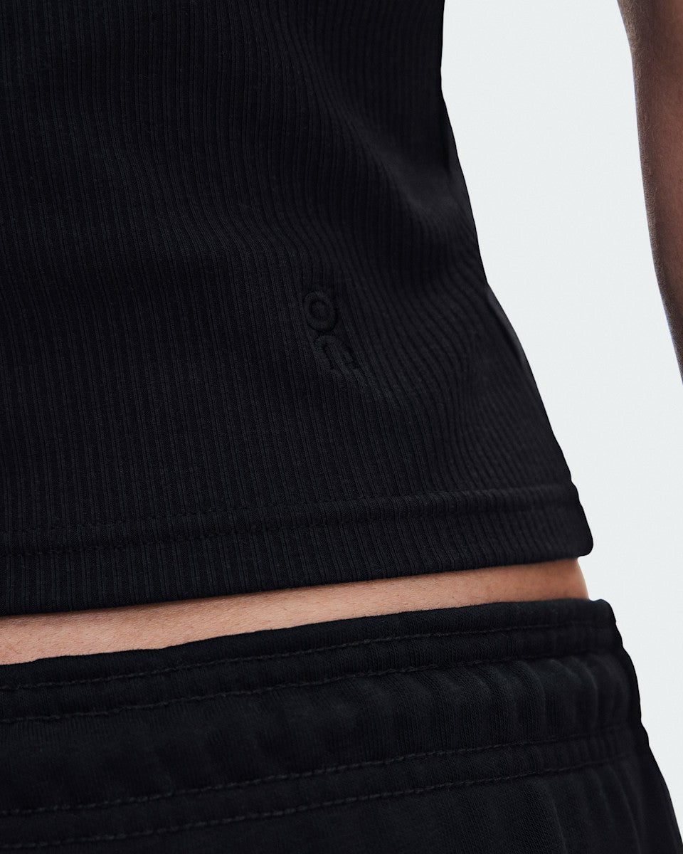 Women's All-Day Ribbed Tank - Black | On United States