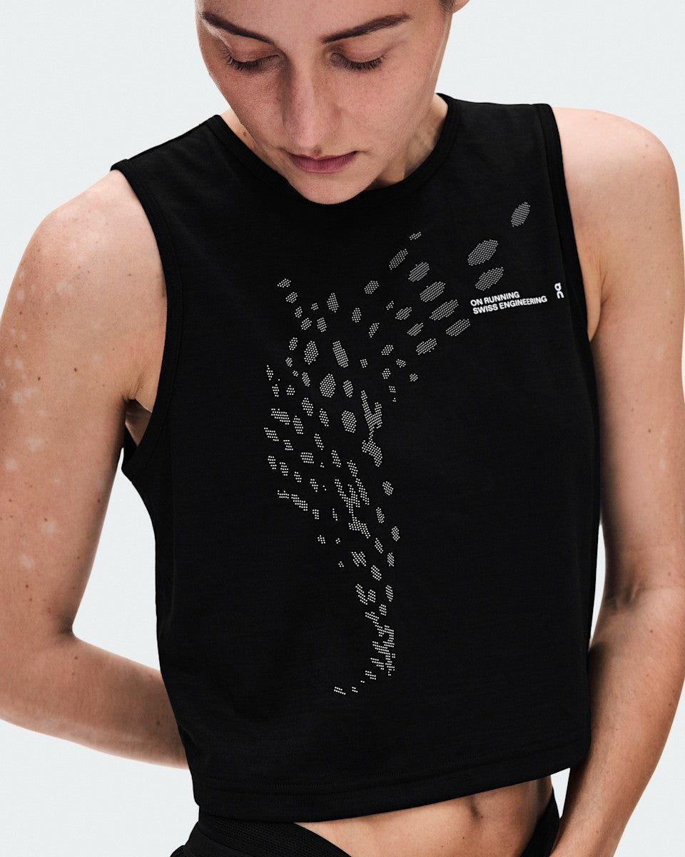 Women's On Run Tank - Black | On United States