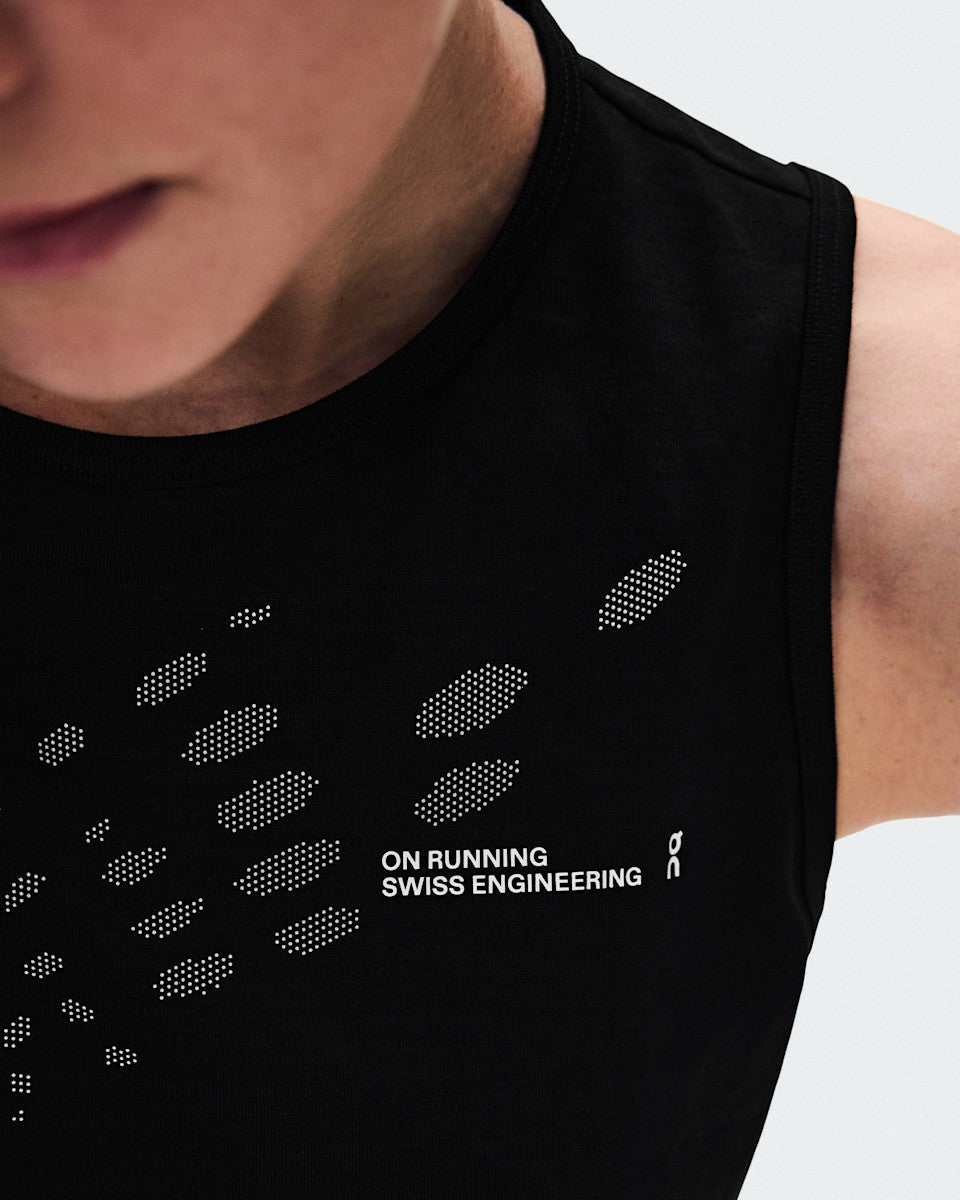 Women's On Run Tank - Black | On United States
