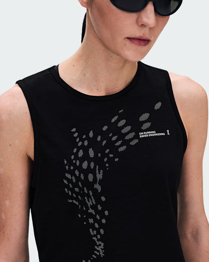 Women's On Run Tank - Black | On United States