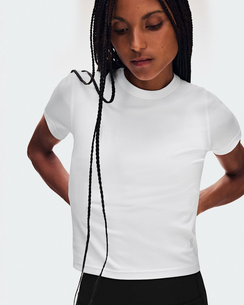 Women's All-Day Ribbed T-Shirt - White | On United States