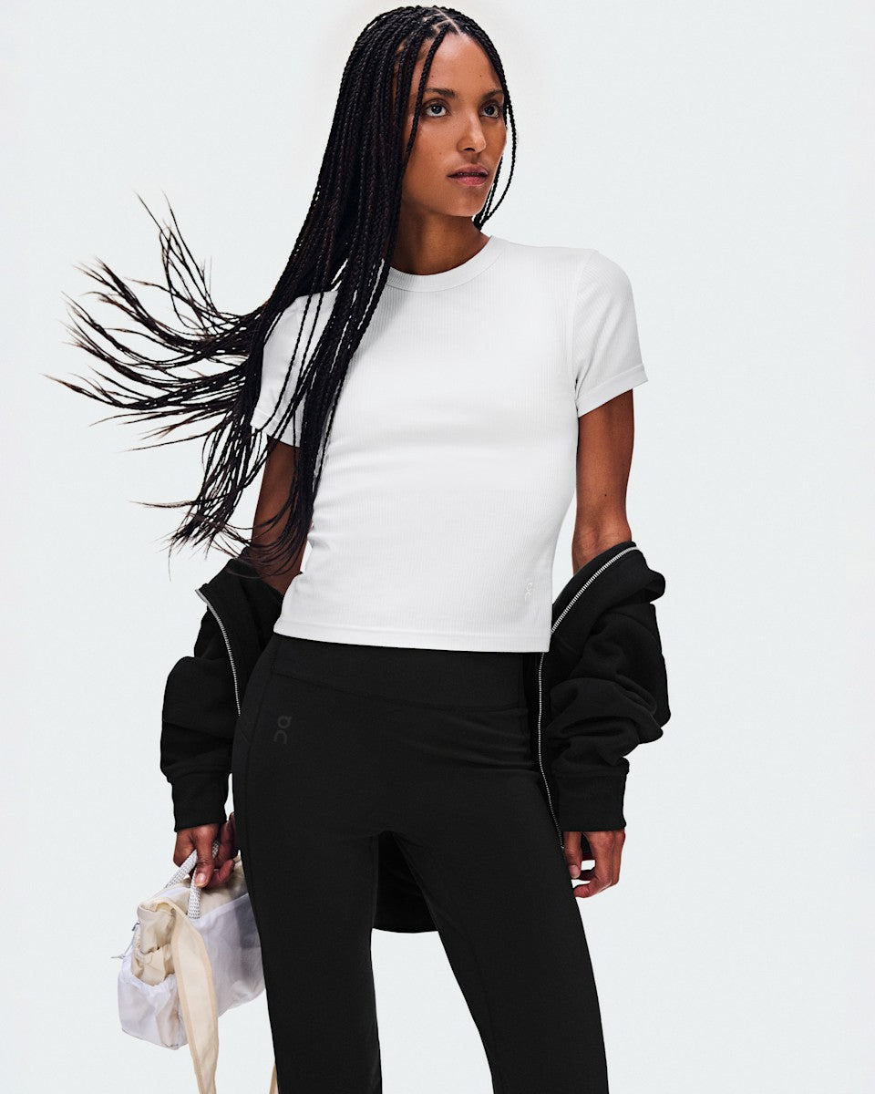 Women's All-Day Ribbed T-Shirt - White | On United States