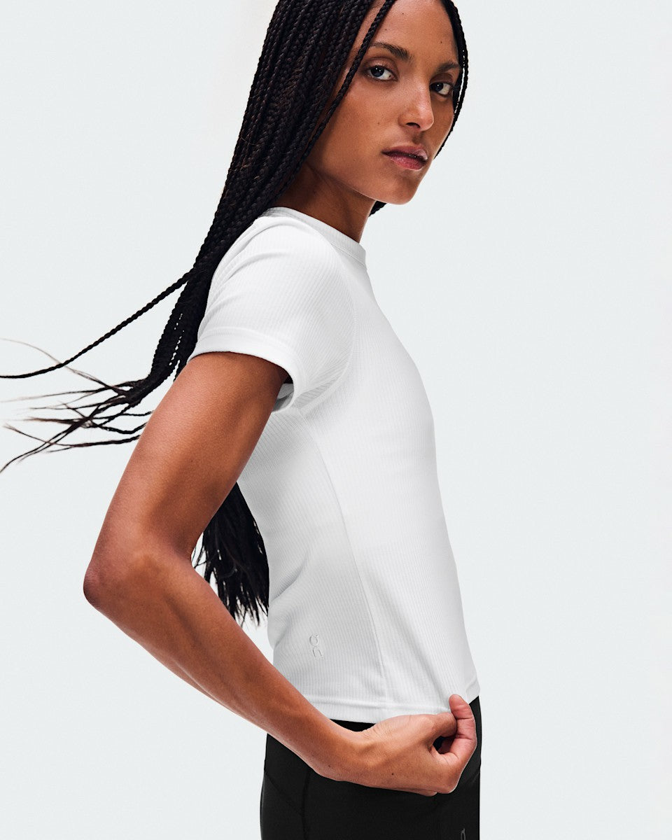 Women's All-Day Ribbed T-Shirt - White | On United States