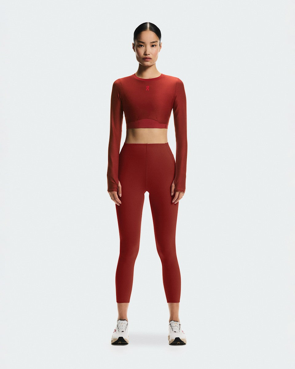 Women's Train Long Sleeve Crop Year of the Horse - Sienna | On United States