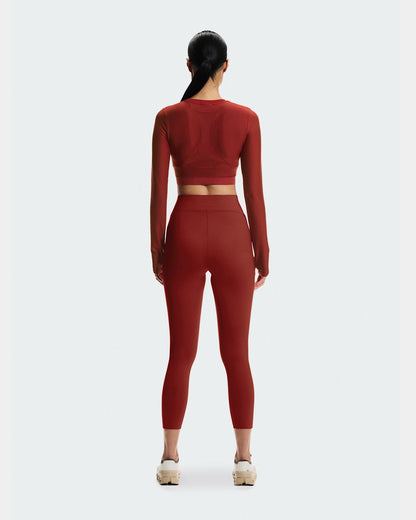 Women's Train Long Sleeve Crop Year of the Horse - Sienna | On United States
