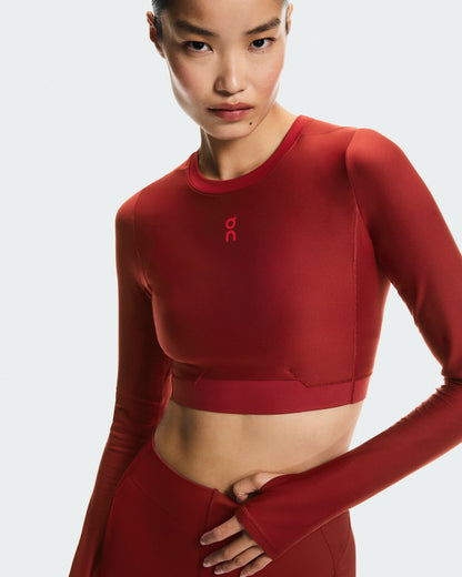 Women's Train Long Sleeve Crop Year of the Horse - Sienna | On United States