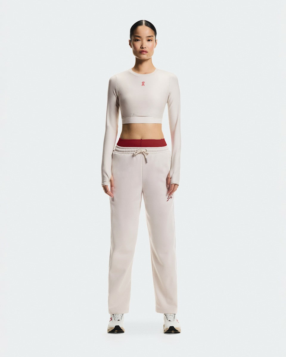 Women's Train Long Sleeve Crop Year of the Horse - Pearl | On United States