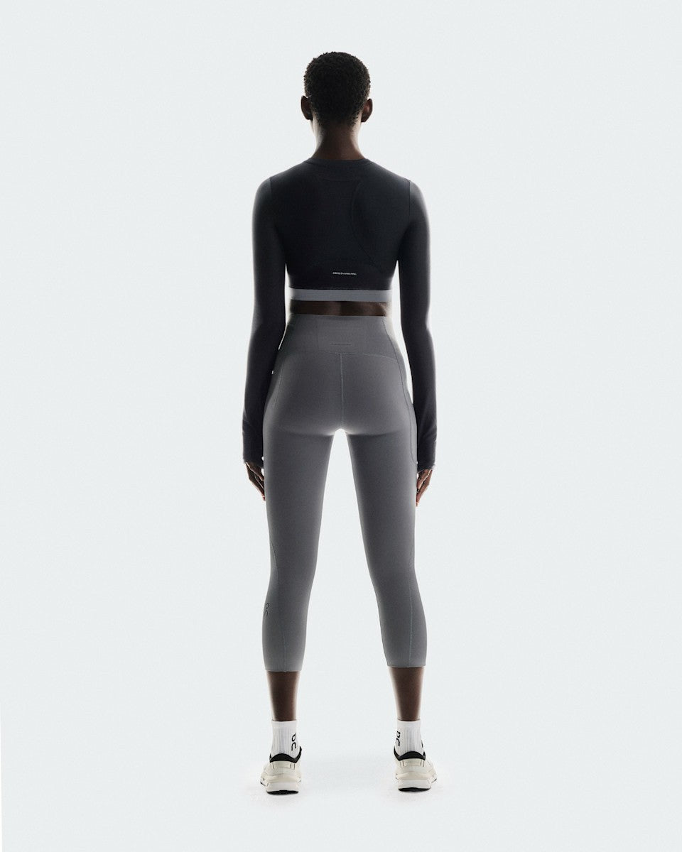 Women's Train Long Sleeve Crop - Black | On United States