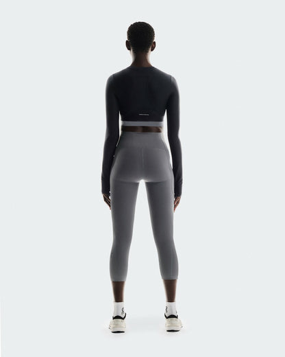 Women's Train Long Sleeve Crop - Black | On United States