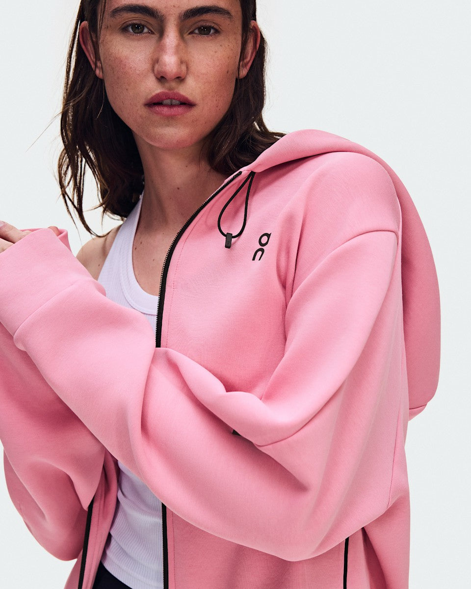 Women's Focus Tech Zip Hoodie - Magnolia | On United States