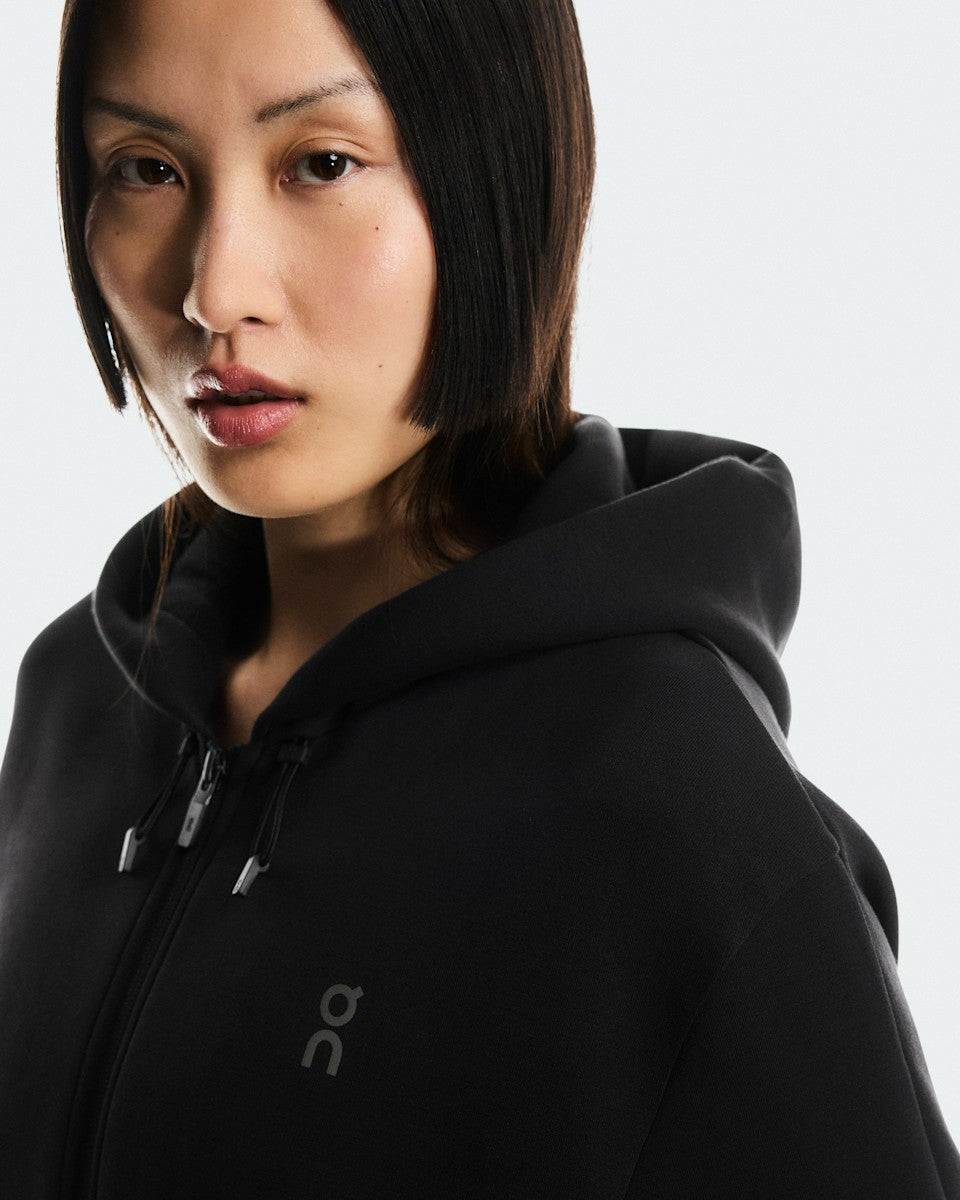 Women's Focus Tech Zip Hoodie - Black | On United States