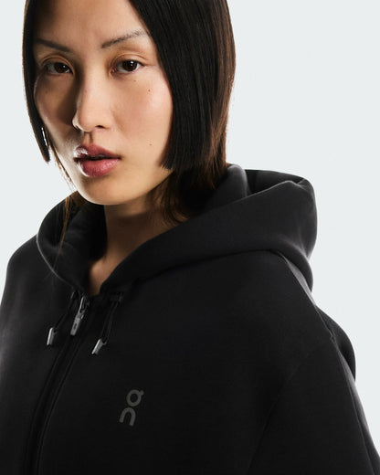 Women's Focus Tech Zip Hoodie - Black | On United States