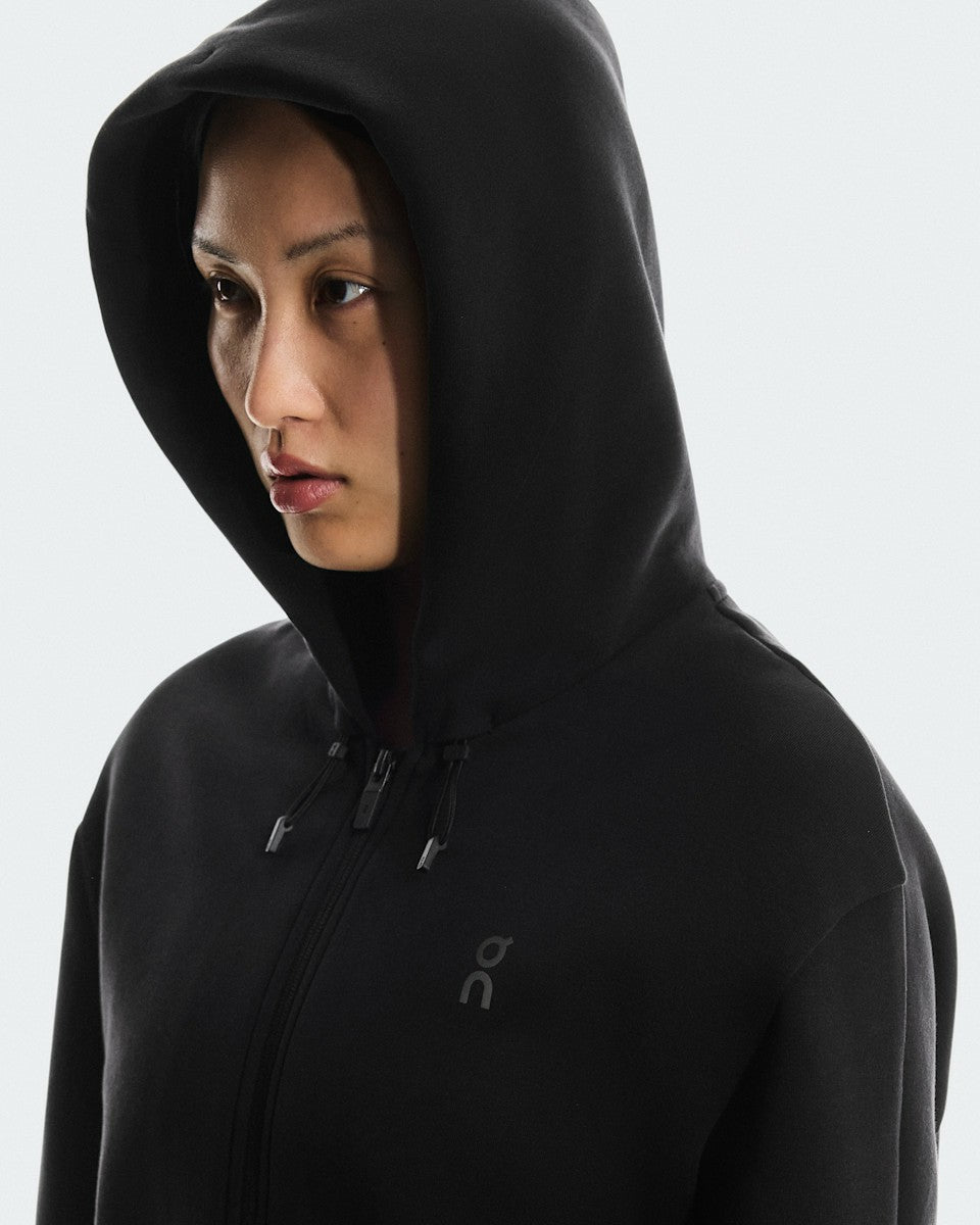 Women's Focus Tech Zip Hoodie - Black | On United States