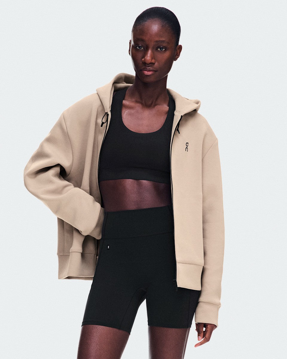 Women's Focus Tech Zip Hoodie - Desert | On United States