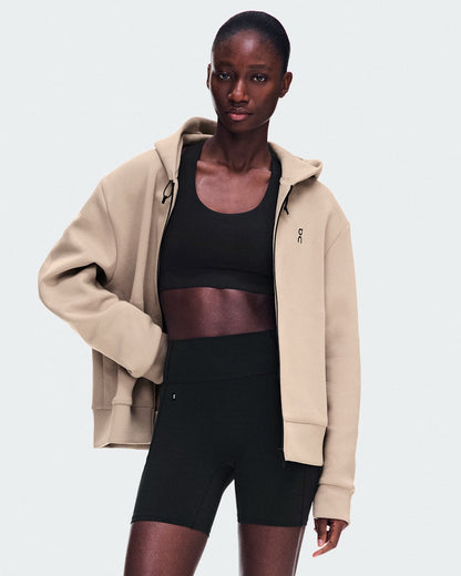 Women's Focus Tech Zip Hoodie - Desert | On United States