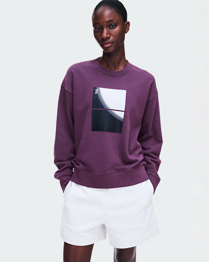 Women's Club Crew Swing - Cassis | On United States