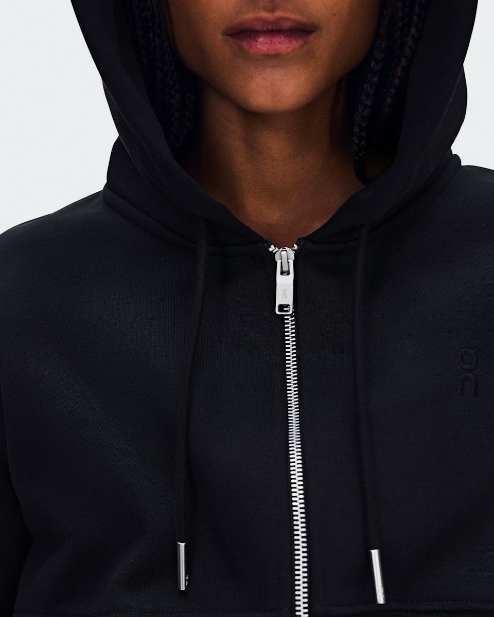 Women's Club Collective Full Zip Hoodie - Black | On United States